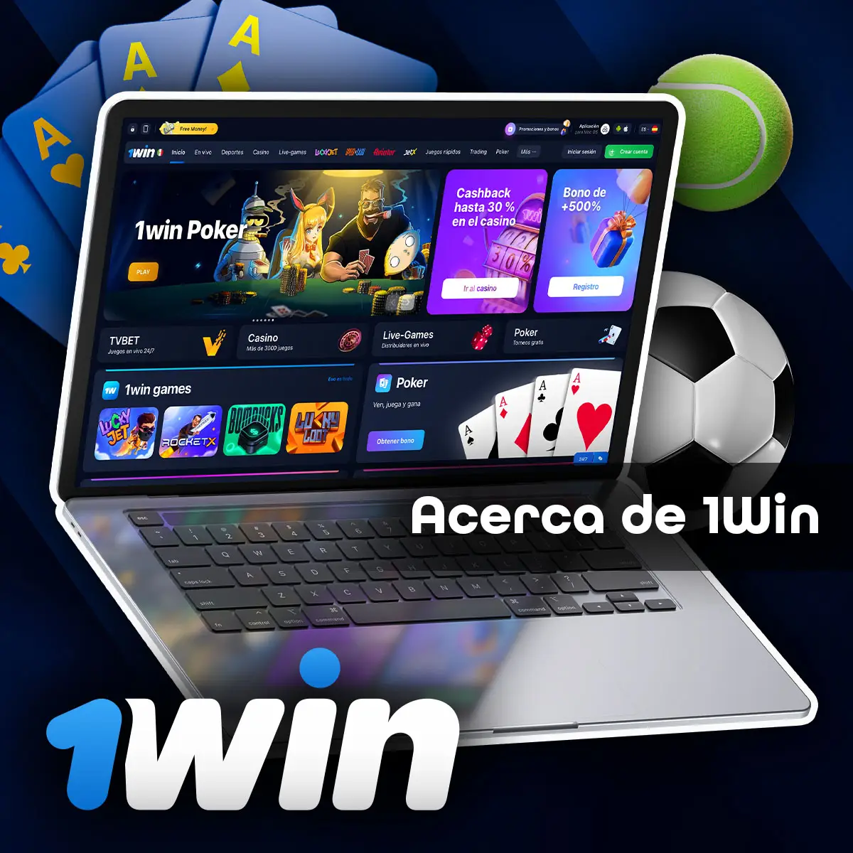 Sitio web del casino y casa de apuestas 1win en México