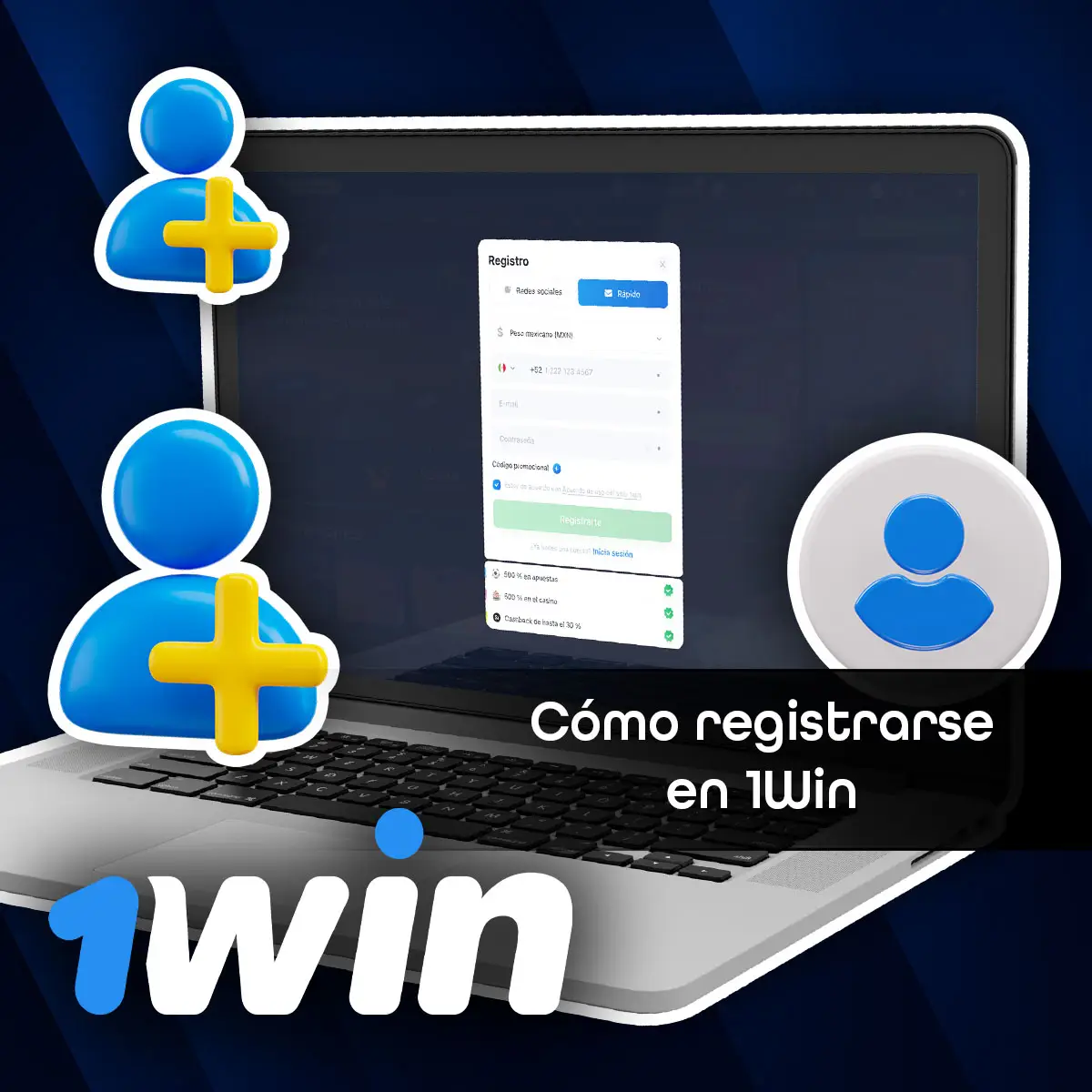 Guía paso a paso para registrarse en 1Win México